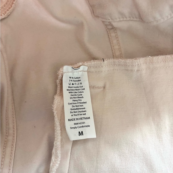 Lularoe Light Pink Rose Harvey Jacket Jean Jacket (M) - Picture 8 of 8